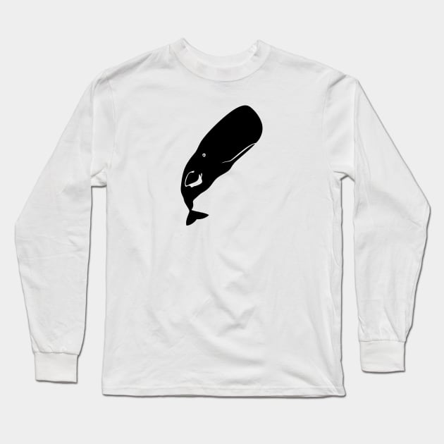 Sperm whale Long Sleeve T-Shirt by masha